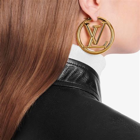 lv hoop.earrings|faux louis vuitton earrings.